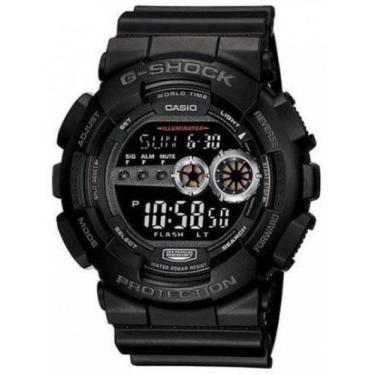 Imagem de Relógio Casio G-Shock GD-100-1BDR Masculino Preto, Preto