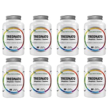 Imagem de Kit 10x Magnésio L Treonato Puro Concentrado 600 Cápsulas 600mg Flora 