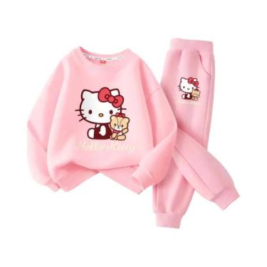 Imagem de Conjunto De Moletom De 2 Peças Com Estampa De Desenho Animado Para Beb