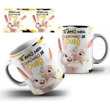 Imagem de Caneca De Porcelana Personalizada Pascoa Chocolate - JCL STORE, Amarel