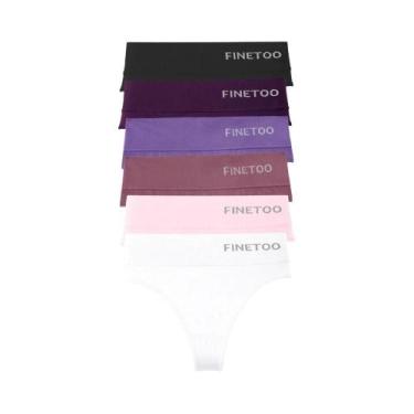 Imagem de Conjunto De 6 Calcinhas G-String Sexy E Respiráveis Para Mulheres, Lin