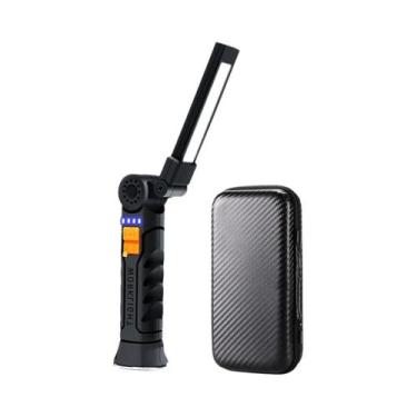 Imagem de Lanterna LED Recarregável À Prova d'Água Com Ímã E Gancho Para Acampam