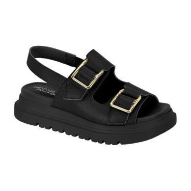 Imagem de Sandália Papete Flatform Feminina com Fivelas Modare Ultraconforto