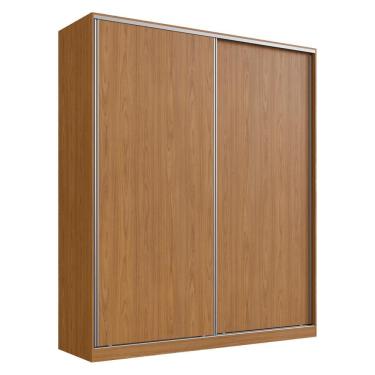 Imagem de Guarda Roupa Casal Rc2006 Mdf 2 Portas 200 Cm Freijó Natura Novam