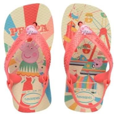 Imagem de Chinelo Havaianas Baby Menina Peppa Pig 4145980 Rosa-Feminino