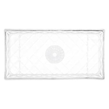 Imagem de Travessa Lyor Diamond de Cristal para Servir com Pé 34,5cm