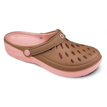 Imagem de Sandália Boa Onda Clog Easy - Feminino - Marrom, 38