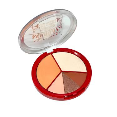 Imagem de Paleta de Maquiagem Multifuncional 5 em 1 – Iluminador, Bronzer, Contorno e Sombra | Alta Pigmentação e Longa Duração