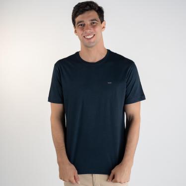 Imagem de Camiseta Calvin Klein Algodão Egípicio Azul Marinho-Masculino