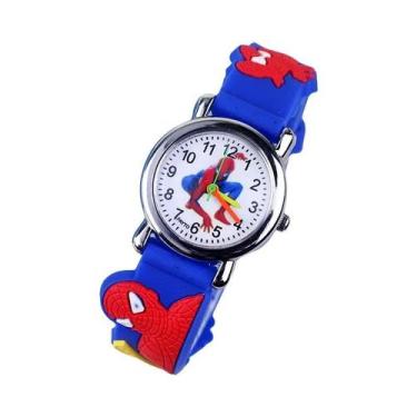 Imagem de Relógio Infantil De Desenho Animado Do Homem-aranha, Relógio De Quartz
