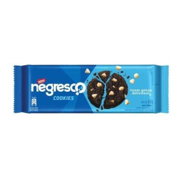 Imagem de Biscoito Nestlé Cookies Negresco Chocolate com Gotas de Baunilha 60g -