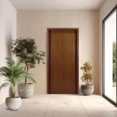 Imagem de Folha de Porta Frisada 210x90x3,5 Marrom