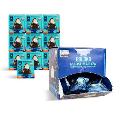 Imagem de 10 Musas 70% cacau + Caixa de bombom marshmallow 70% cacau zero adição