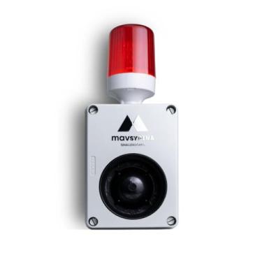 Imagem de Sinalizador Audiovisual para Alarme MAV 200P 80-240 Vca/Vcc MavSyrena 