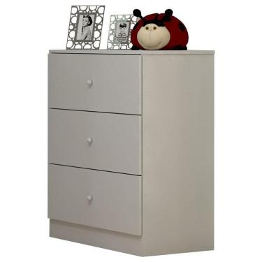 Imagem de Cômoda Infantil Louise Branco Brilho - AJL