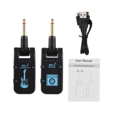 Imagem de Transmissor E Receptor De Guitarra Sem Fio 2.4G 48K 16bit Com Transmis