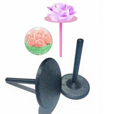 Imagem de prego p/ Bico De Confeitar pétala rosa COR:PRETO - FESTLOJA