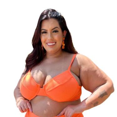 Imagem de Top Avulso Plus Size Meia Taça Retrô Canelado - Califórnia Brasil, Lar
