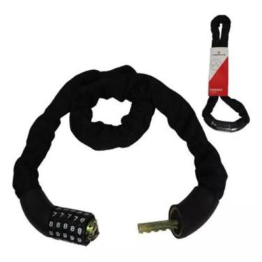 Imagem de Cadeado Absolute Chain 90cm com segredo preto