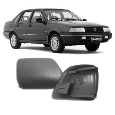 Imagem de Acabamento Puxador Porta Dianteira Esquerdo Santana e Quantum Cinza - 
