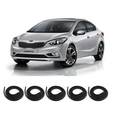 Imagem de Kit Borracha Vedação Das 4 Portas + Borracha Do Porta Malas Cerato 200