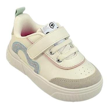 Imagem de TÊNIS INFANTIL PAMPILI 721 YUMI NUDE COLORIDO CLARO-Feminino