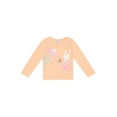 Imagem de Blusa infantil menina coelhinho com glitter Brandili-Feminino
