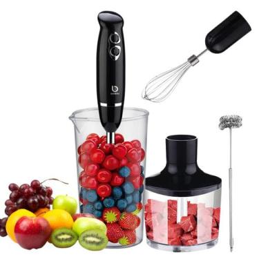 Imagem de Mixer 5 em 1 Multifuncional Misturar, Triturar, Processar e  Bater Lâm