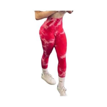 Imagem de Leggings de Ginástica Feminina - Cintura Alta, Sem Costura, Push Up e 