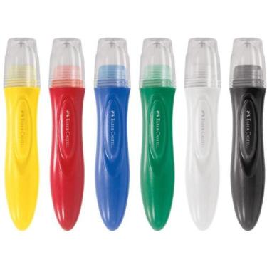 Imagem de Tinta Guache Pincel 6 Cores 24ML Lavável PCT.C/12 - FABER-CASTELL