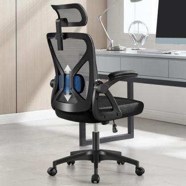 Imagem de Cadeira de Escritório Nexthro Ergonômica em Tela com Encosto Alto, 181