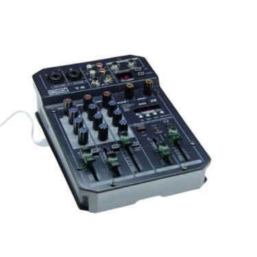 Imagem de Mesa de Som 4 Canais Boxx Easy T4 Interface Usb Lives E Gravações