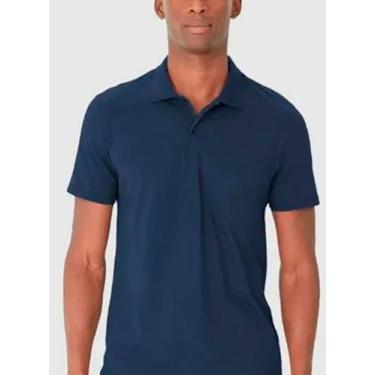 Imagem de Camisa Polo Malwee 1000004429 Masculina Com Bolso Piquet Stretch T. P/