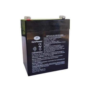 Imagem de Bateria Selada 12V 5,5AH Getpower - Nobreak, Brinquedos - GET POWER