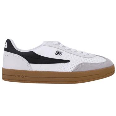 Imagem de Tênis Fila FX Court 70 Vintage Feminino, Branco, Preto, 39
