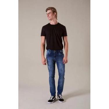 Imagem de Calça jeans bivik slim ref:3035, Azul jeans, 40