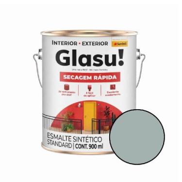 Imagem de Tinta Esmalte Brilhante Cinza 900ml Glasurit - GLASU! ACABAMENTOS G2