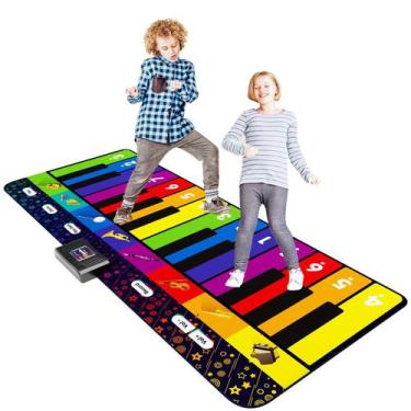 Imagem de Tapete de piano de chão SUNLIN Giant 6 pés 24 teclas 10 músicas 8 sons