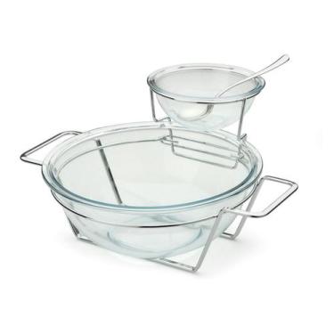 Imagem de Saladeira com molheira e colher 3L - Forma