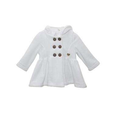 Imagem de Casaco Infantil Soft Atoalhado - Gira Baby, M, Branco