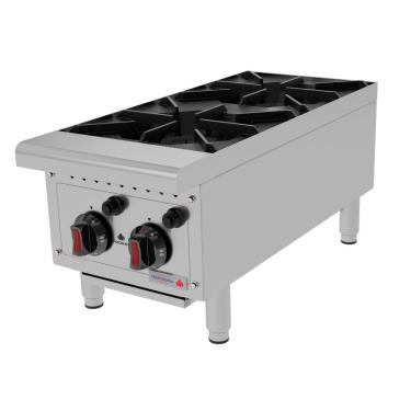 Imagem de Fogão de Mesa 2 Bocas PRO-2000 Linha Profissional Aço Inox Escovado Progás