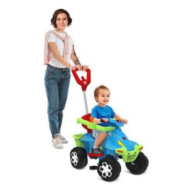 Imagem de Quadriciclo Smart Quad Bandeirante Passeio Pedal Azul - Brinquedos Ban