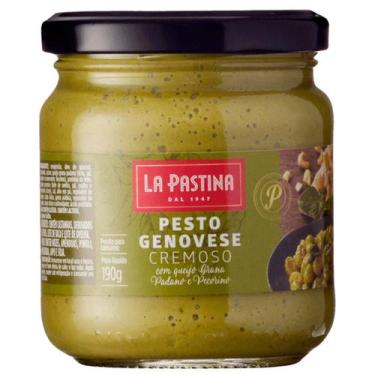 Imagem de Molho Pesto Italiano Genovese Cremoso La Pastina Vidro 190g