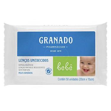 Imagem de Lenco Umedecido Granado Bebe Erva Doce Com 50 Unidades - CASA GRANADO