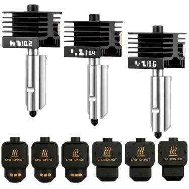 Imagem de Kit Hotend Henaiser 0,2/0,4/0,6 mm para Bambu P2S/X2D
