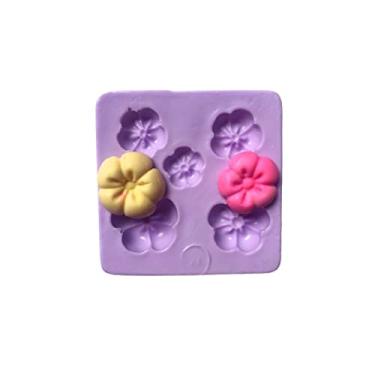 Imagem de Confeitaria dos moldes, F804 MOLDE DE SILICONE FLORES CONFEITARIA ARTESANATO