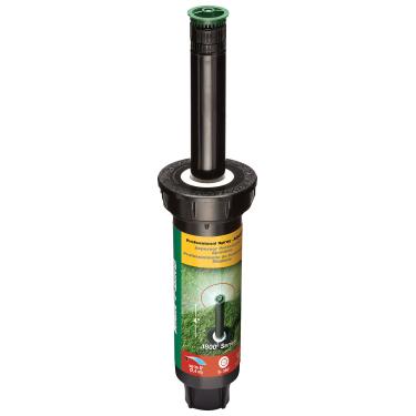 Imagem de Rain Bird Aspersor pop-up profissional 1804AP8, padrão ajustável de 0 a 360°, distância de pulverização de 1,8 m a 2,2 m, altura pop-up de 10 cm