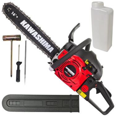 Imagem de Motosserra Kawashima Robusta À Gasolina KCS460S 45,8cc 2 Tempos Para Cortes Precisos Em Madeiras