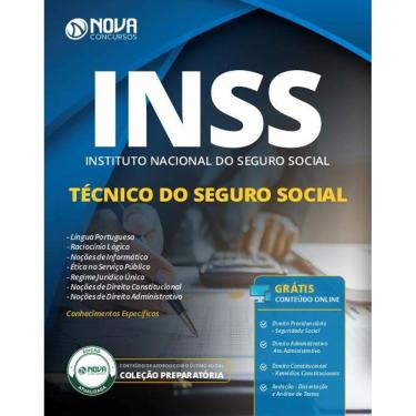 Imagem de Apostila Concurso INSS 2019  Técnico do Seguro Social
