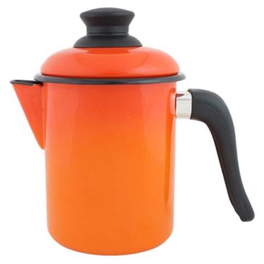 Imagem de Leiteira Esmaltado 900 ml Laranja Ewel